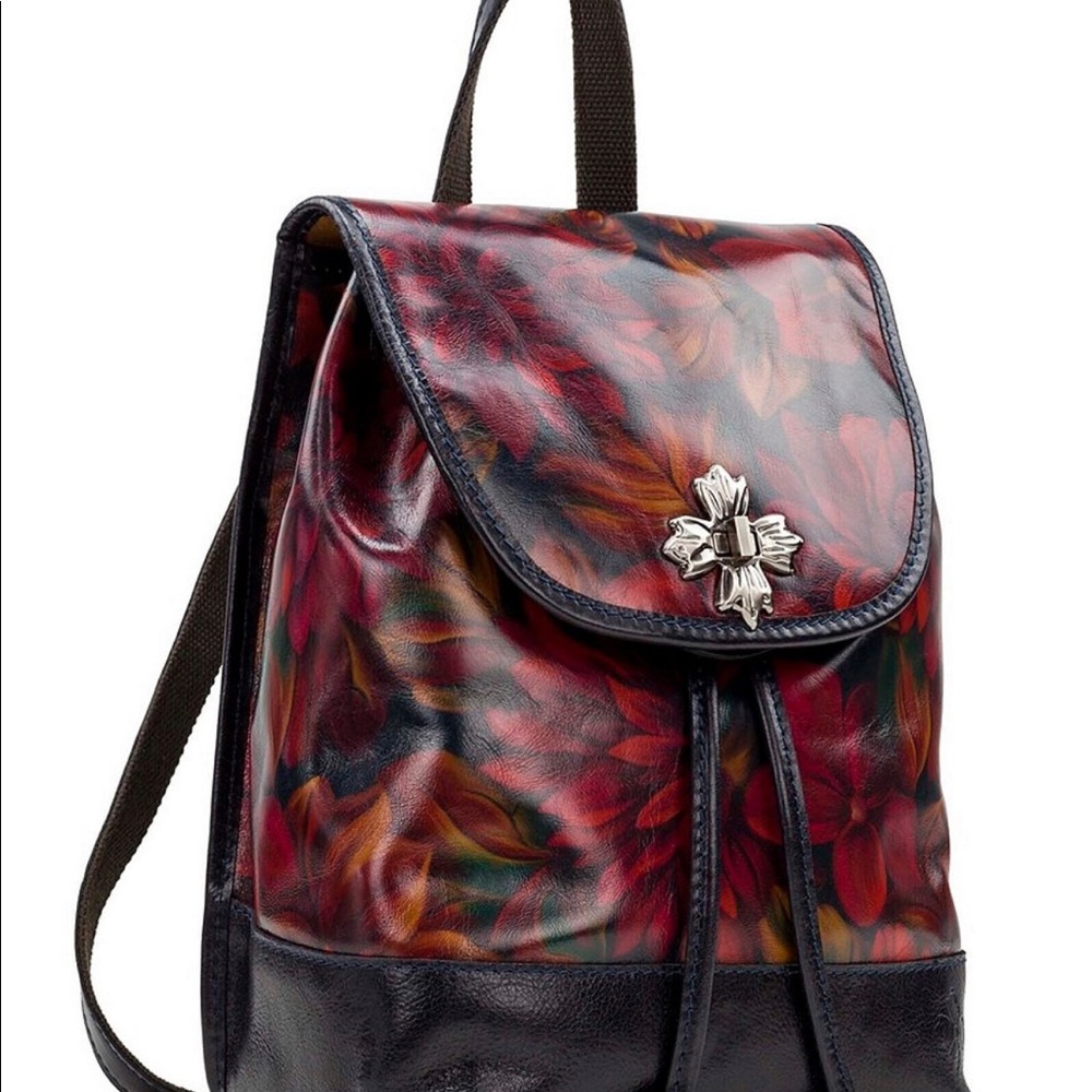 Patricia Nash Rustic Mums Collection Seluci Backpack - Picture 4 of 9